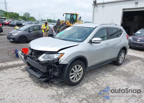 2017 Nissan Rogue Sv из США, поврежденный, VIN KNMAT2MV2HP502847